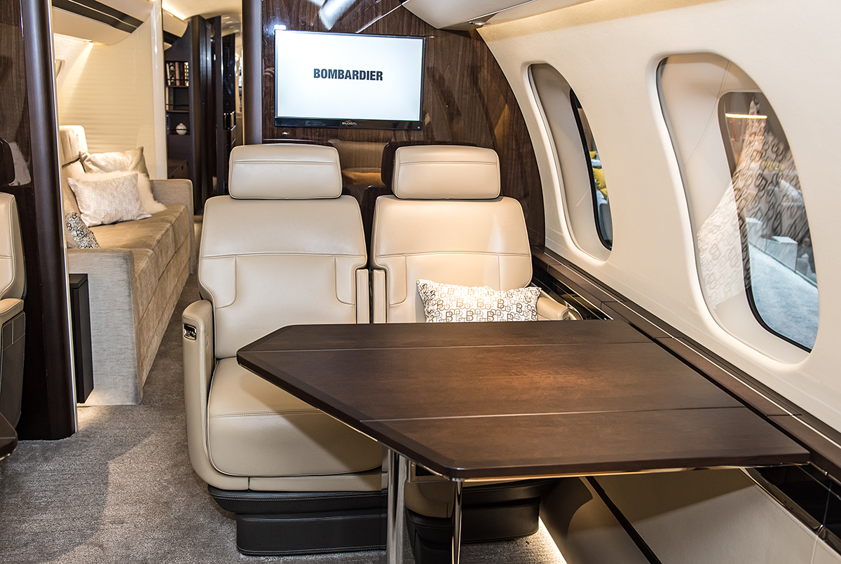 jet Bombardier Global 7000 interior